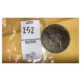1923 peace silver dollar