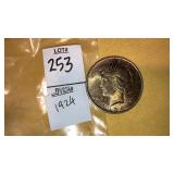 1924 peace silver dollar