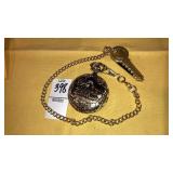 Remington Quartzarama Railroad pocket watch w/