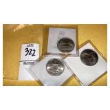 (3) uncirculated State quarters : (2) Kentucky P