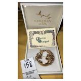 Children of Lir Celtic designs 9 ct brooch pin