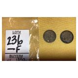 1852 US three-cent silver coin ï¿½Trimeï¿½ holed &