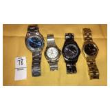 Watches: Caravelle, Eddie Bauer, no name & Casio