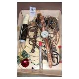 Tangled necklaces, watch, asst