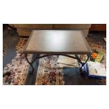 Metal Frame Coffee Table 36x24in.