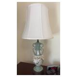 Vintage Porcelain Floral Lamp