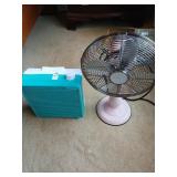 2 electric fans like new