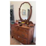 Vintage Wooden Vanity Dresser