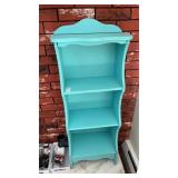 Teal Accent Shelf 43in. High