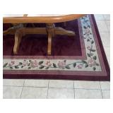 Floral Area rug - 91 x 67 inches