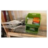 Lot of Sponges and Smart Cloths with Drying Rack