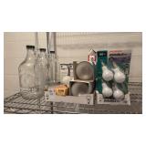 Lot of Light Bulbs and Bottles