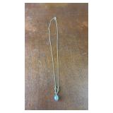 14 Kt Gold Pearl Necklace