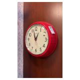 Red Westclox Wall Clock