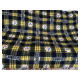2 Steeler fleece blankets