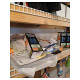 Misc lot, new brushes, fire ext. Etc