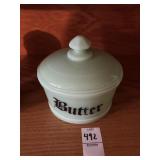 Vintage Jadeite Butter Dish