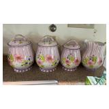 Zrike Ceramic Canisters and Pitcher