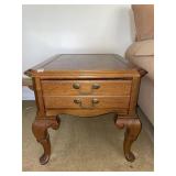 2 Bassett wooden end tables - 23 x 28 inches &