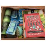 Drawer lot- joke book, oral B floss & variety
