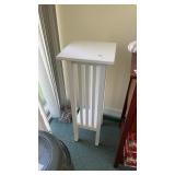 White Plant Stand