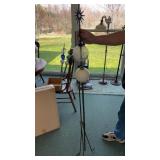 Antique Lighting Rod W Glass Globes 60 Inches