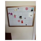 Magnetic calendar