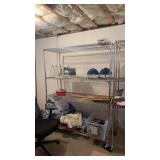 Large Metal Shelving Unit NO CONTENTS