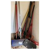 Hand Tools, Snow Shovel, Fence Posts, etc.