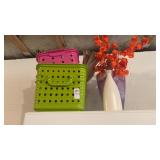 Lot of Baskets and Vases