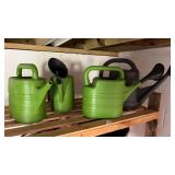 Lot of Watering Cans and Coal Bucket