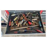 Drawer of Screwsdrivers
