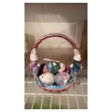 Jim Shore For The Love of Easter Basket