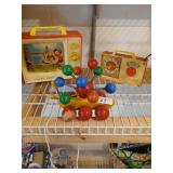 Vintage Fisher-Price toy lot both work with