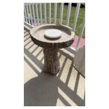 Bird Bath Yard Statue