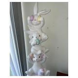 Large resin bunny decor -36 inches h