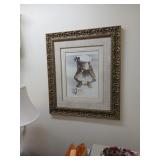 Framed wall art signed Dawn Chapman