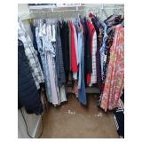 Lot of womens clothing, many like new. size L,