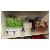 Lot of Food Containers, Plates, Bowls, etc.