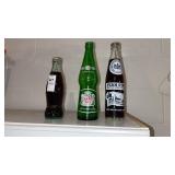 Vintage Coca Cola and Canada Dry Bottles