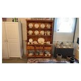 China Display Shelf NO CONTENTS 76in. High 52in.