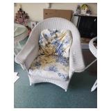 Wicker rocking chair