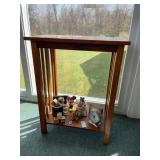 Wooden stand 18.5 x 24 inches ** no contents