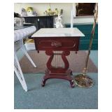 Kimball Italian marble harp table 18.5 in. X