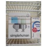 New Simplehuman wall mount soap pumps, shower