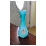 Murano Style Art Glass Vase 9in.