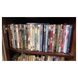 Lot of DVDs, Tom Hanks, Chicago Med, etc.