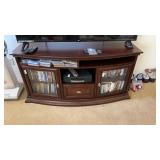 Wooden TV Stand 60x18in. NO CONTENTS