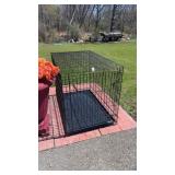 XL Metal Dog Crate 48x30x36