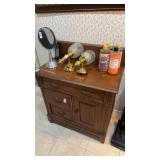 Vintage Wooden Wash Commode Vanity